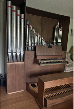 Roderer 3-rank tracker pipe organ