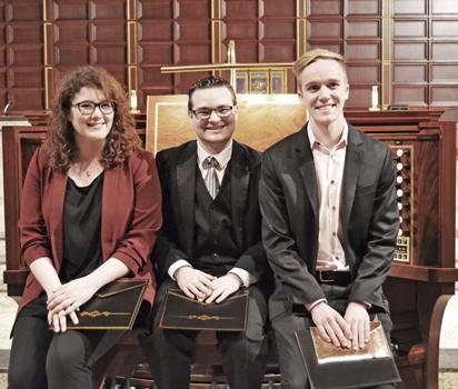 Ilaria Centorrino, Tyler Boehmer, and Joseph Russell (photo credit: Timothy Champion)