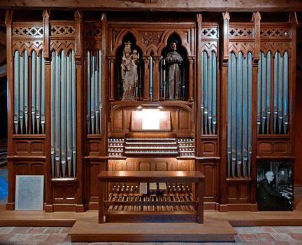 Alain family organ, Romainmôtier, Switzerland