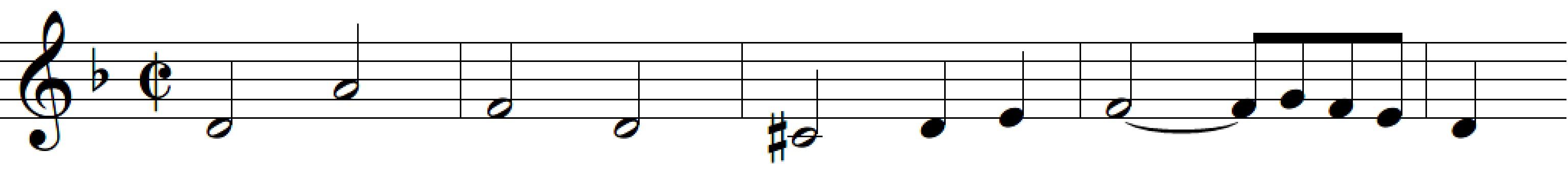 Fugue subject