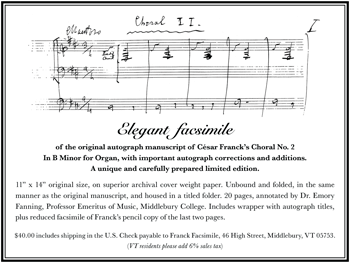 Choral No. 2 in B Minor