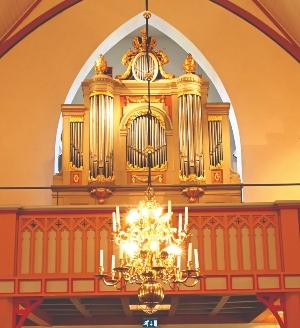 Jonsered, Sweden, organ façade (image credit: SONORA database)