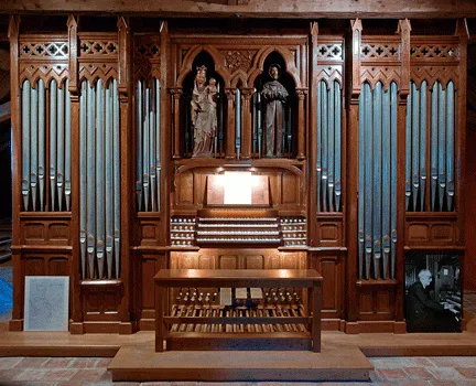 Alain family organ, Romainmôtier, Switzerland