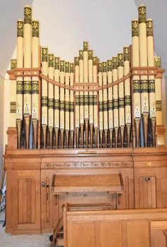 1883 Hook & Hastings Opus 1144, Church of the Holy Communion, Lake Geneva, Wisconsin