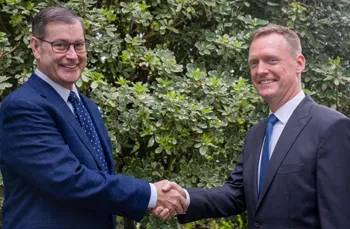Dudley Oakes, owner of Orgues Létourneau and new president, Andrew Forres