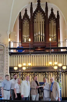 1845 Henry Erben organ at the French Huguenot Church in Charleston, South Carolina