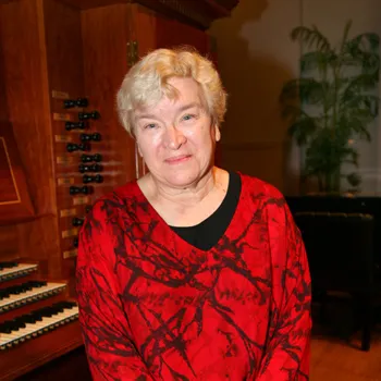 Joan Lippincott in 2006 at Bower Chapel (photo credit: Donna Meneley)