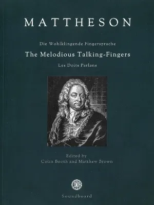 Cover of Mattheson's Fingersprache