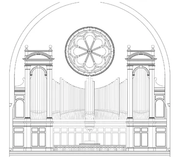 Rendering of Schoenstein & Co. Opus 183